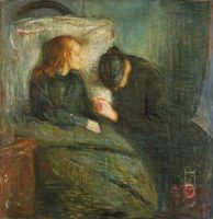 Edvard Munch L'enfant malade 1896 121,5X118,5 cm Göteborg