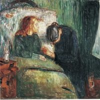 Edvard Munch L'enfant malade 1907  118,5X121 cm Tate Gallery Londres