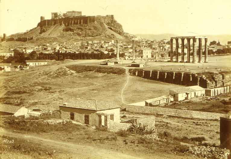 Bonfils, un photographe en Orient - Athènes-l'Acropole