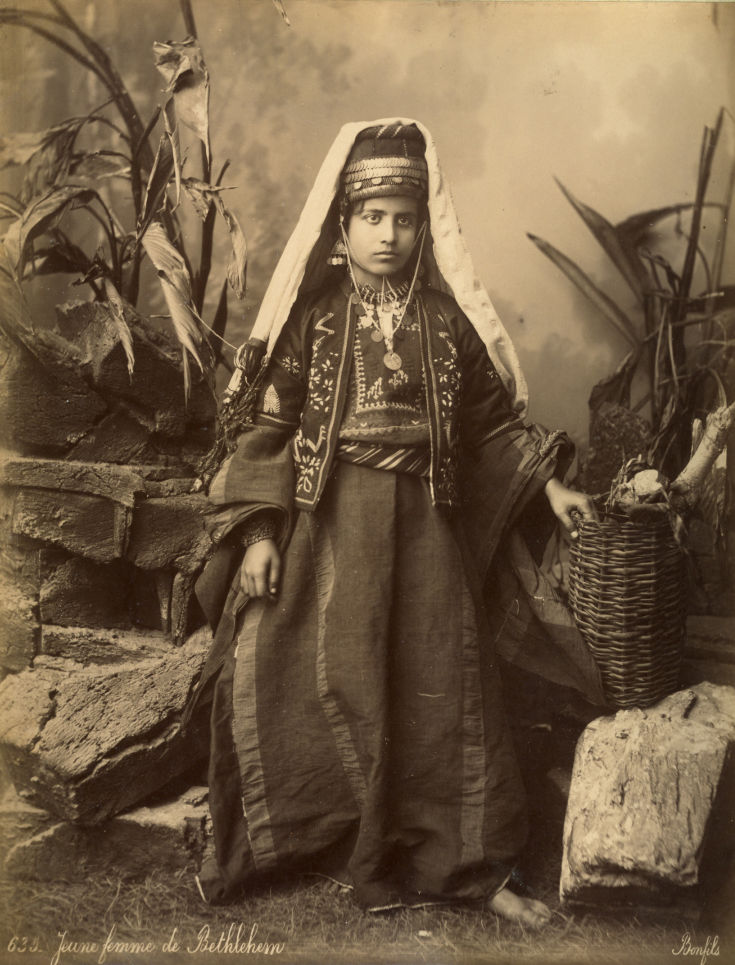 Bonfils, un photographe en Orient - Jeune fille de Béthléem