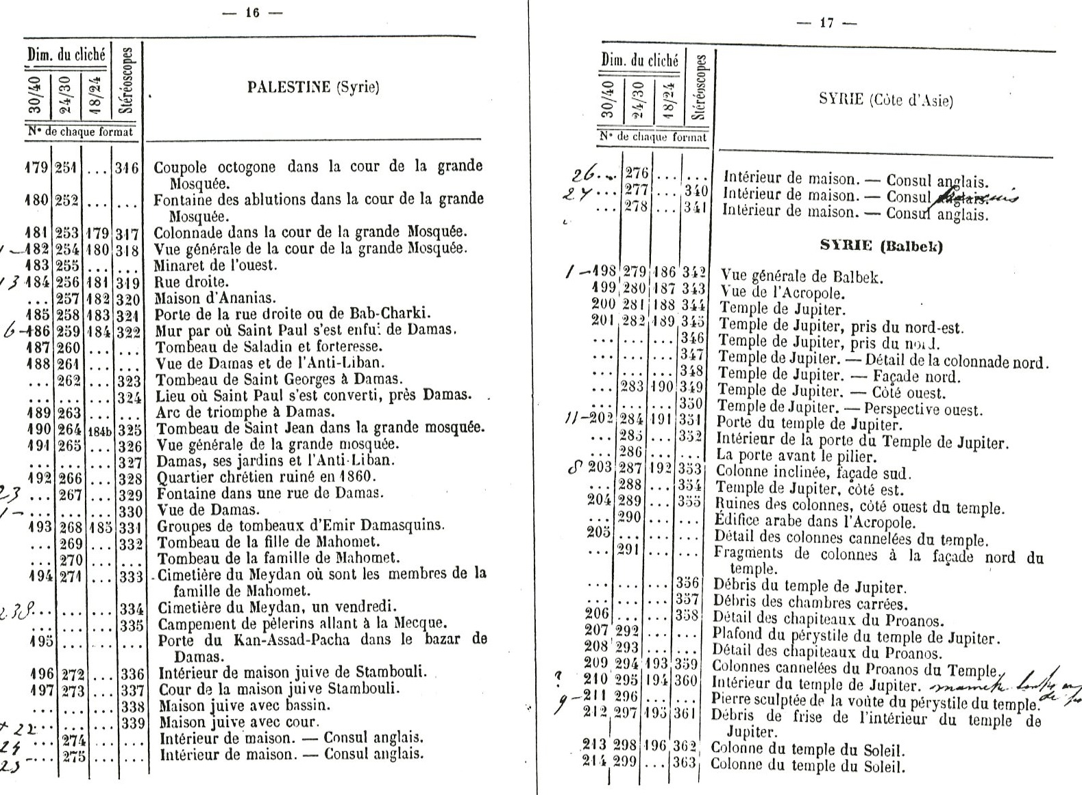 Bonfils, un photographe en Orient - extrait du catalogue de 1876